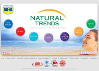 Sunscreen, hand sanitizer, lip balm, etc. Logo-Natural Trends